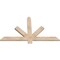 Ekena Millwork Kennewick Smooth Timber Gable Bracket, Douglas Fir, 48"W x 28"H x 1 1/2"D x 3 1/2"F, 14/12 Pitch GBW048X28X0204KEN00SDF - alternate 2